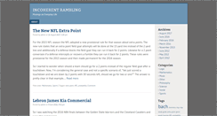 Desktop Screenshot of incoherentrambling.com